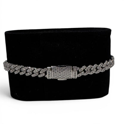 LabChroma Moissanite Cuban Bracelet