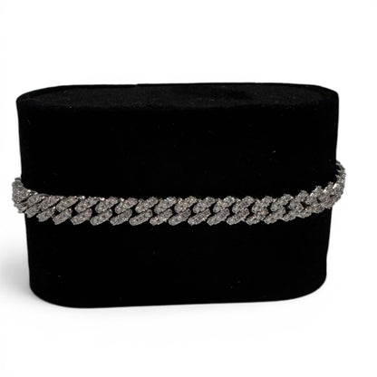 LabChroma Moissanite Cuban Bracelet