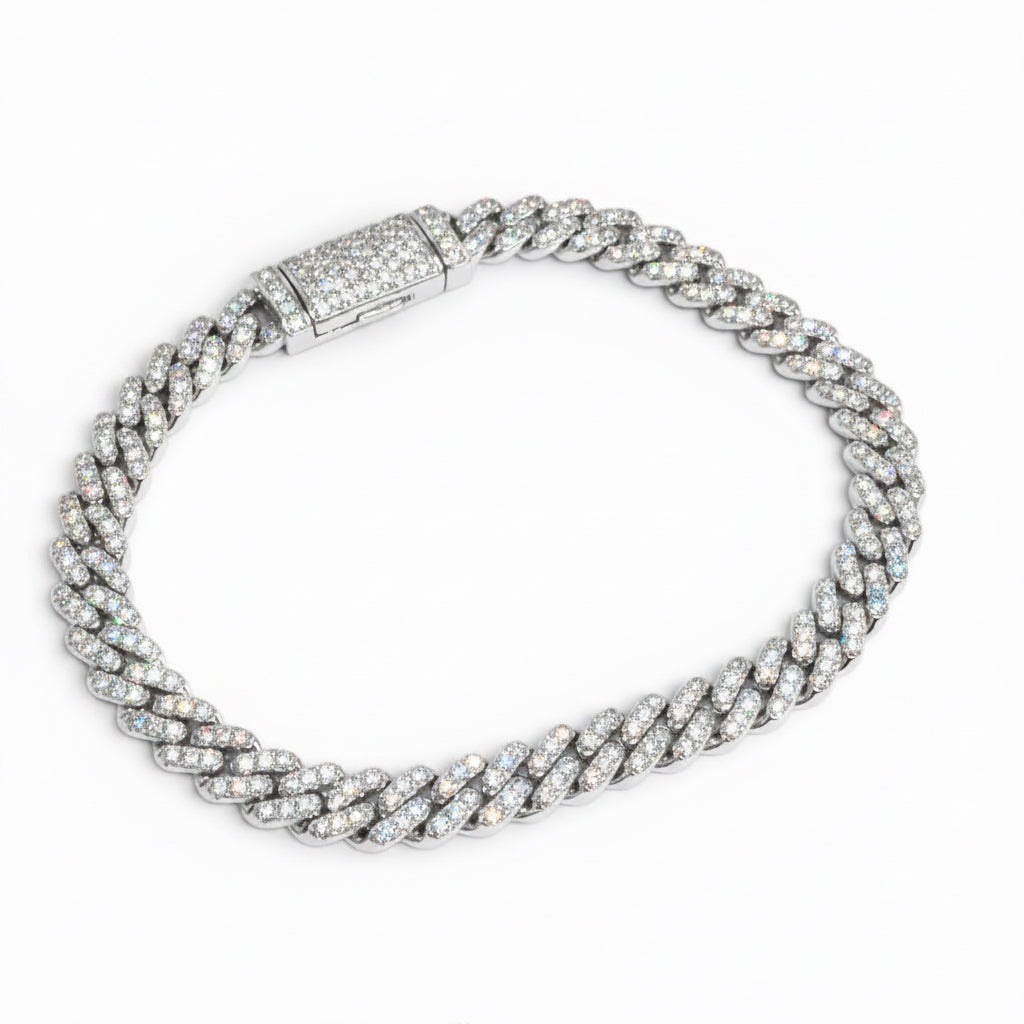 LabChroma Moissanite Cuban Bracelet