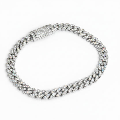 LabChroma Moissanite Cuban Bracelet
