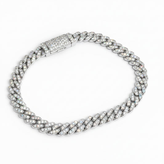 LabChroma Moissanite Cuban Bracelet