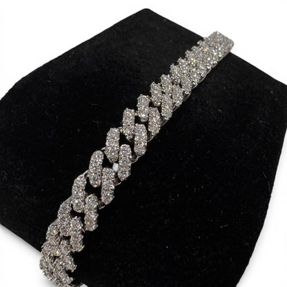 LabChroma Moissanite Cuban Bracelet